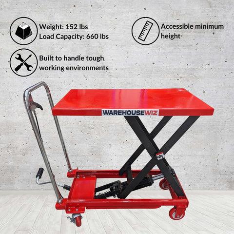Hydraulic Lift Cart 200kg - 300kg Capacity