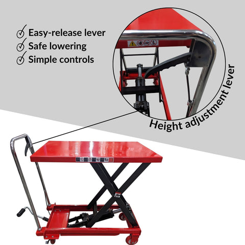 Hydraulic lift table Montreal