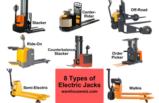 8 Types of Electric Pallet Jacks + Examples & Applications