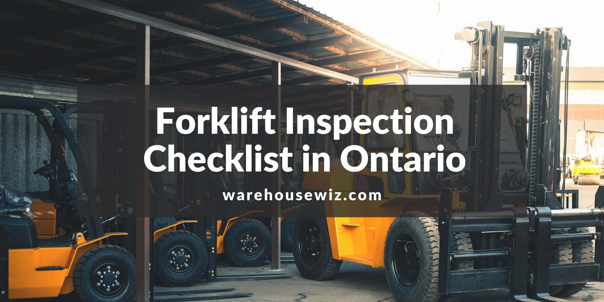 Forklift Inspection Checklist Ontario Download PDF