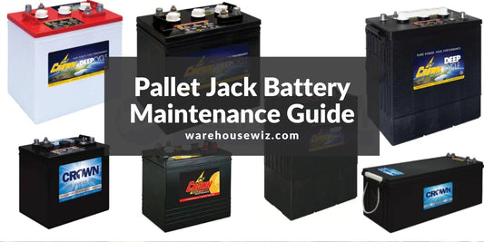 Electric pallet jack battery maintenance