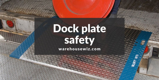 Dock plate safety guide