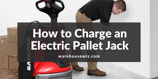 How to charge electric pallet jacks