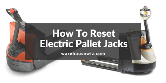 how to reset different electric pallet jacks