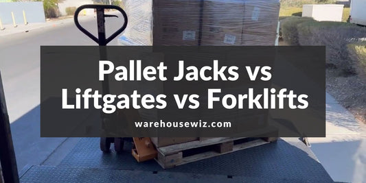 Pallet jack vs Liftgate vs Forklift