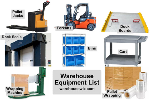 Warehouse equipment list