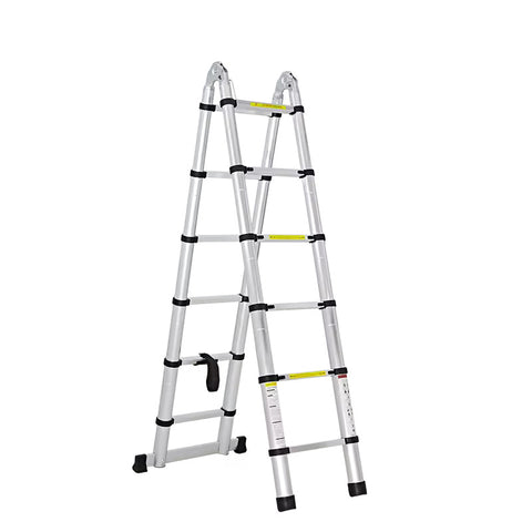 A-frame telescopic ladder
