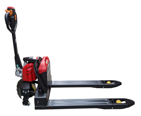 Electric pallet jack for warehouse use