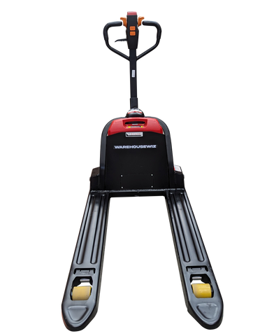 Electric pallet jack front view