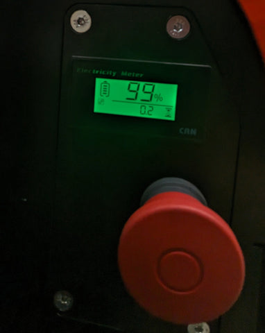 electric pallet jack battery charge indicator