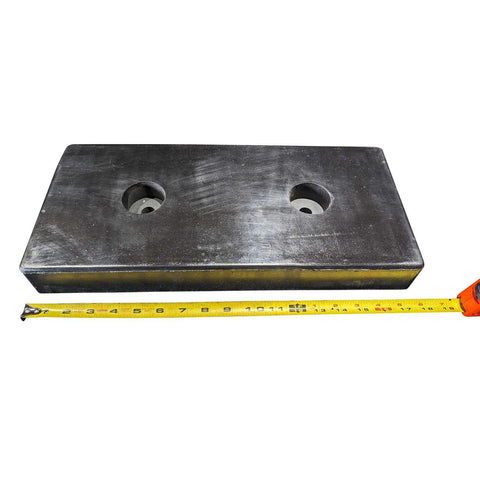 Rubber dock bumper measurements length