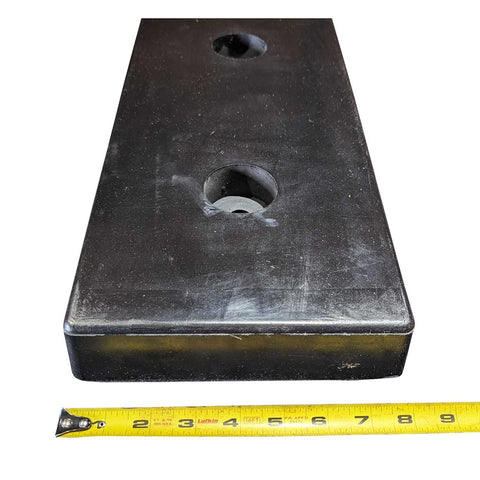 Rubber dock bumper measurements width