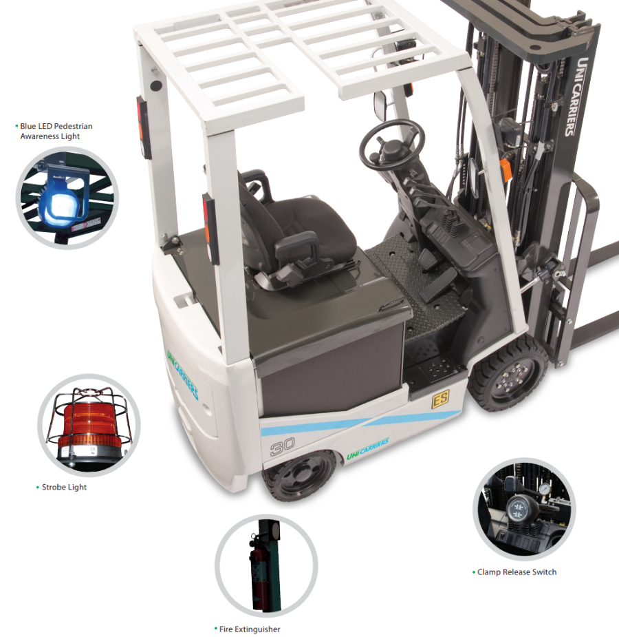 Product features unicarriers BX forklift