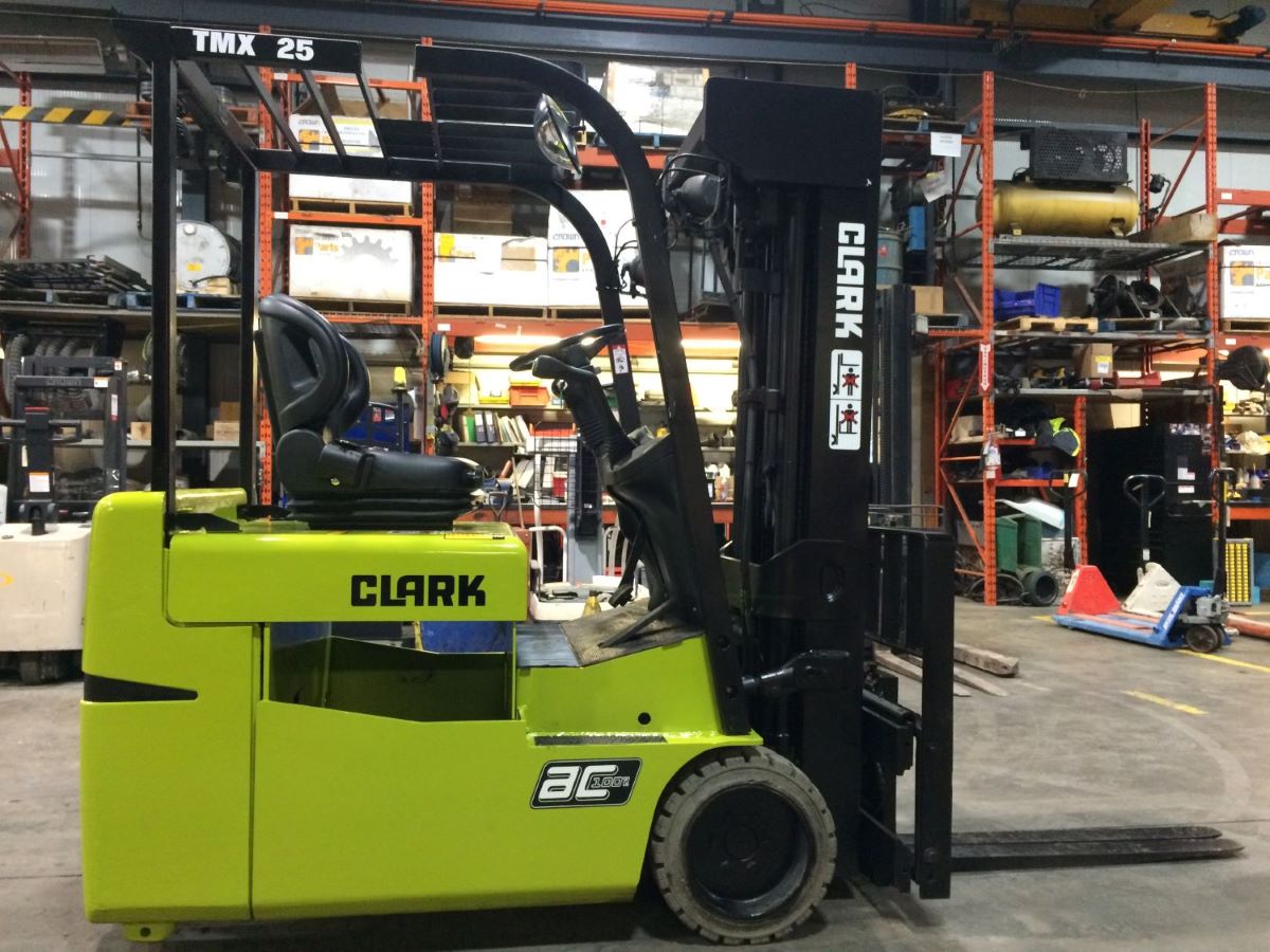 used clark electric forklift 5000lbs capacity