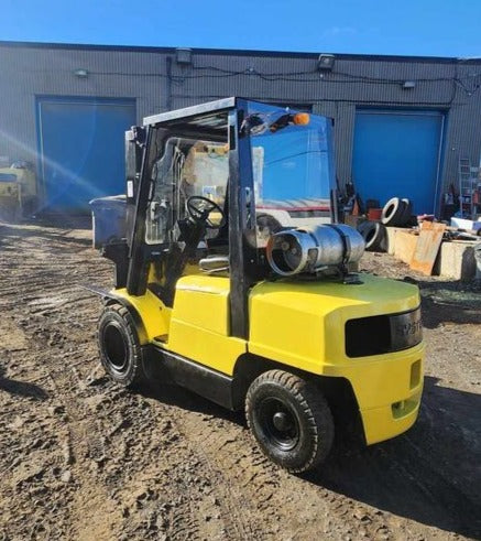 used hyster h65xm propane forklift