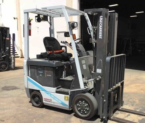 nissan used electric forklift 4000lbs capacity