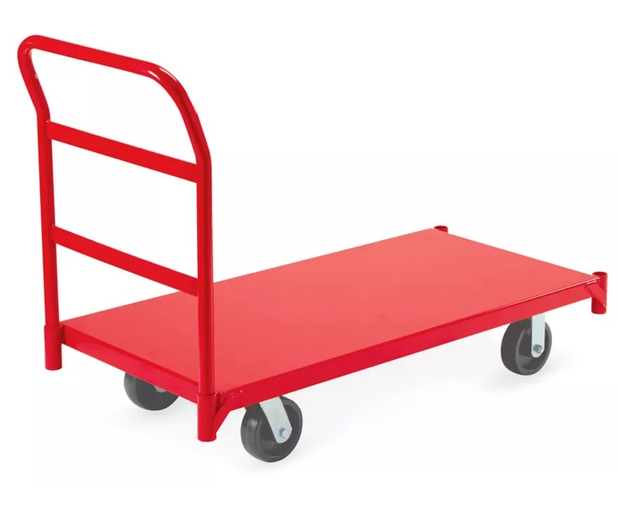 Red platform cart