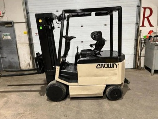 used crown electric forklift