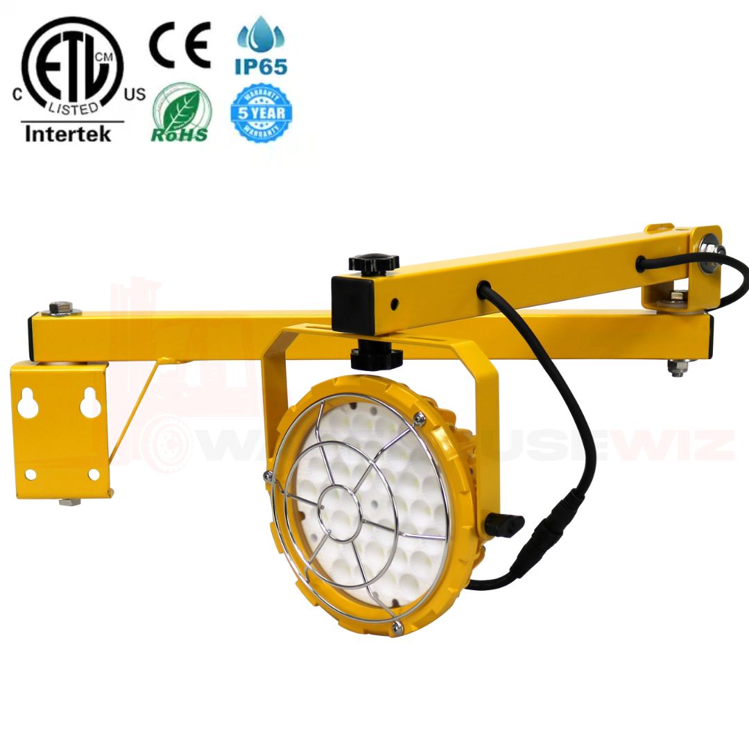50W LED Round Loading Dock Light - Adjustable Dock Light